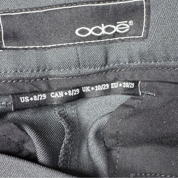 Oobe Women’s Grey Ankle Length Work Office Professional Academia Pants Size 29 - Picture 14 of 15